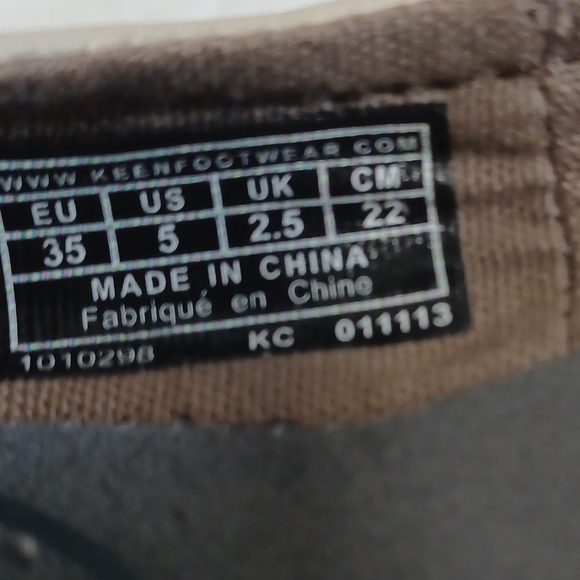 Keen Rivington ballerina shoes footwear cream/tan size 5 - Picture 11 of 11